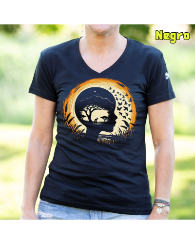 Camiseta Mujer SoíƒÂ±ando Sabana - manga corta