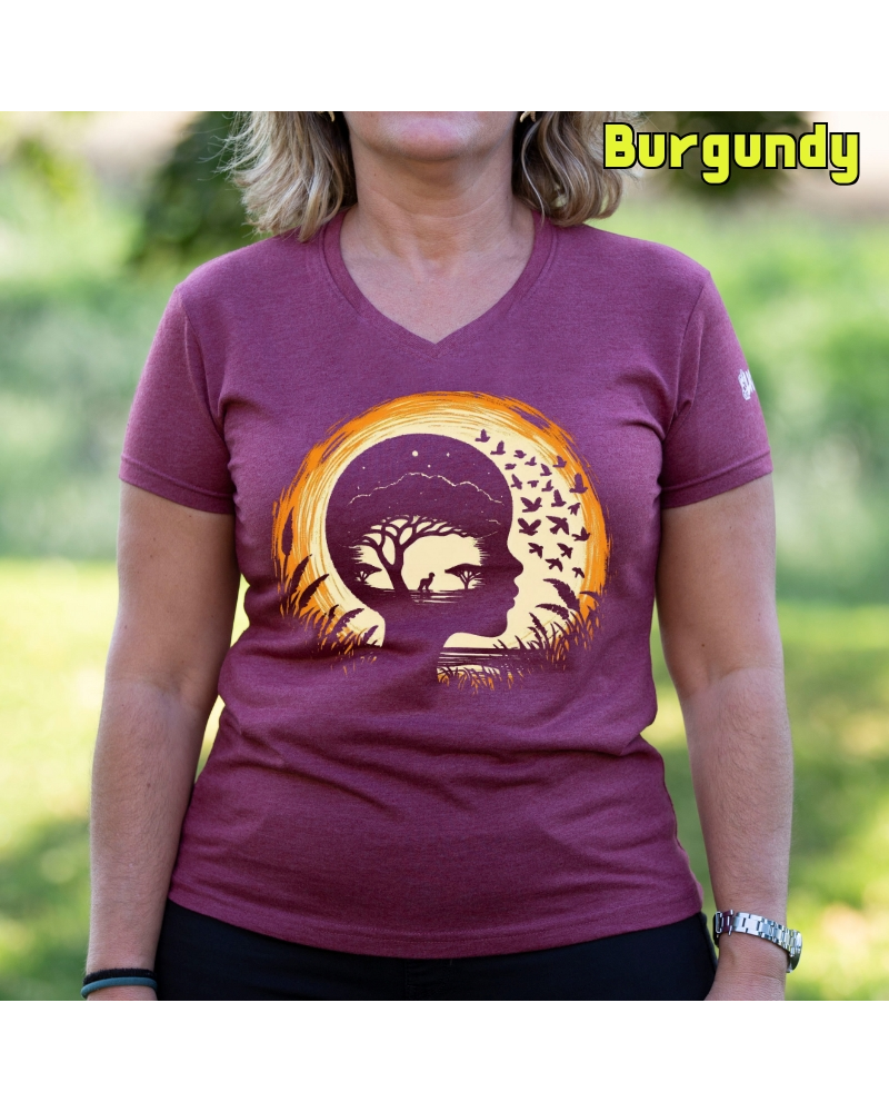 Camiseta Mujer Manga Corta - Soñando Sabana