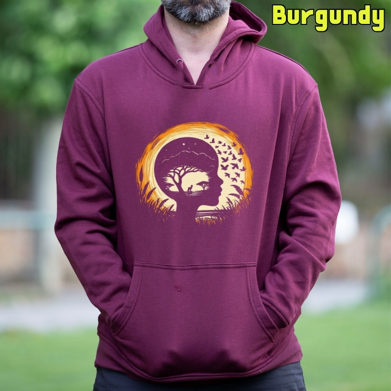 Soñando Sabana -Sudadera Hombre Con Capucha