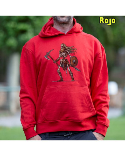Sudadera hombre con capucha Dead Viking  La Kamiseta K Buskas