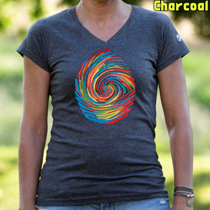 Huella Dactilar - Camiseta Mujer Manga Corta