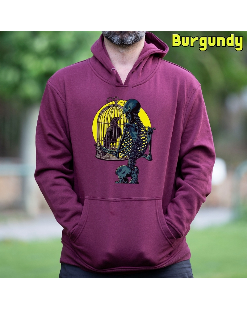 Raven - Sudadera Hombre Con Capucha