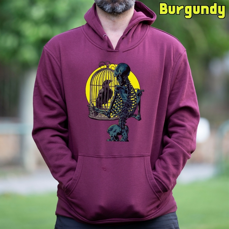 Raven - Sudadera Hombre Con Capucha