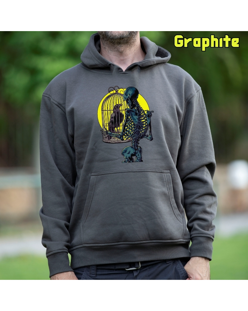 Raven - Sudadera Hombre Con Capucha