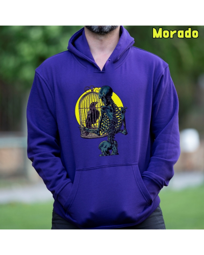 Raven - Sudadera Hombre Con Capucha