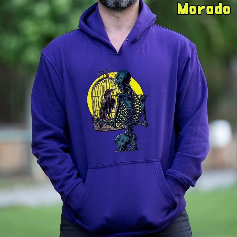 Raven - Sudadera Hombre Con Capucha