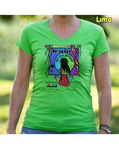 Camiseta Mujer Imaginatelo - manga corta