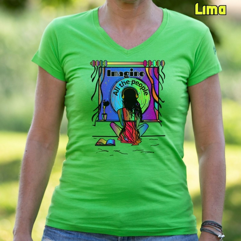 Imaginatelo - Camiseta Mujer Manga Corta