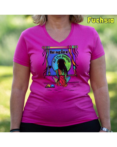 Camiseta Mujer Imaginatelo - manga corta