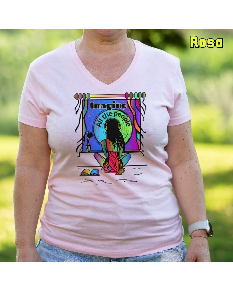 Camiseta Mujer Imaginatelo - manga corta