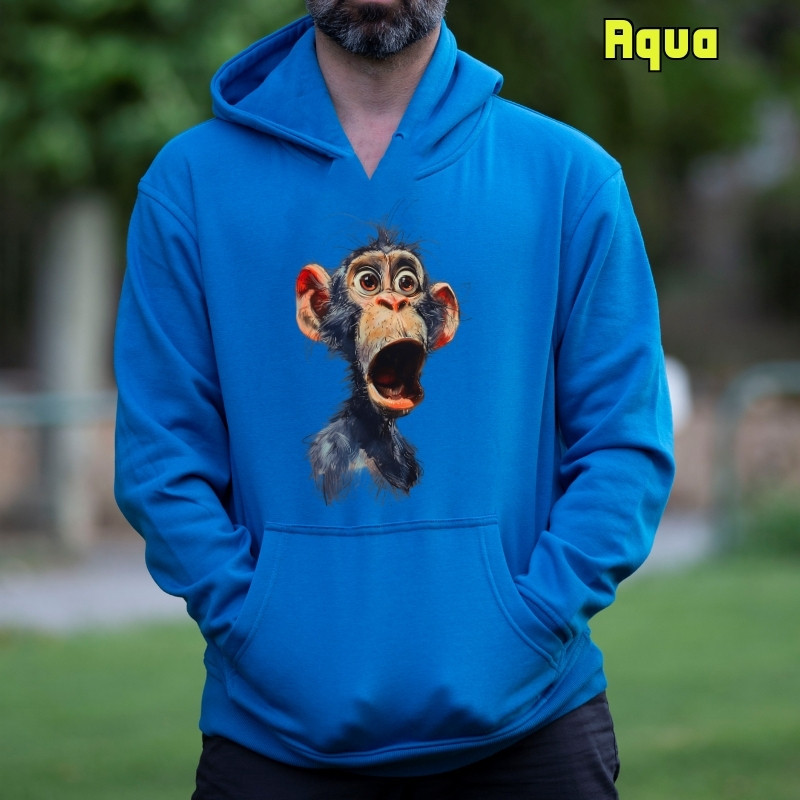 Chimpance - Sudadera Hombre Con Capucha