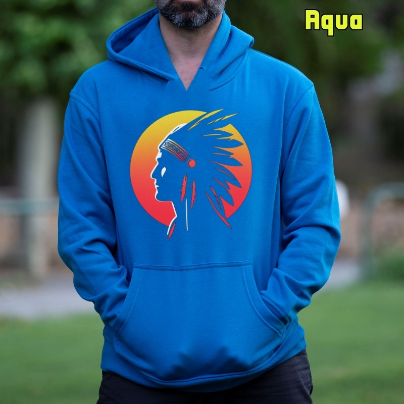 American Indian - Sudadera Hombre Con Capucha