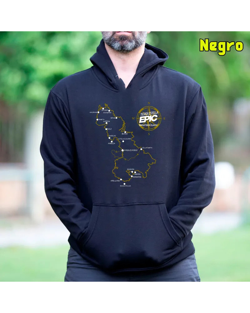 Sudadera hombre con capucha EPIC RECORRIDO – La Kamiseta K Buskas