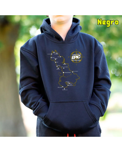 Sudadera niño con capucha EPIC RECORRIDO  La Kamiseta K Buskas