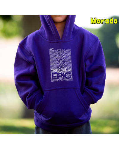 Sudadera niño con capucha ENJOY EPIC  La Kamiseta K Buskas