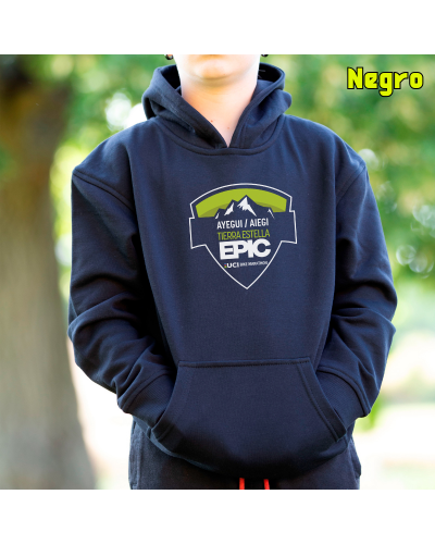 Sudadera niño con capucha EPIC ESCUDO  La Kamiseta K Buskas
