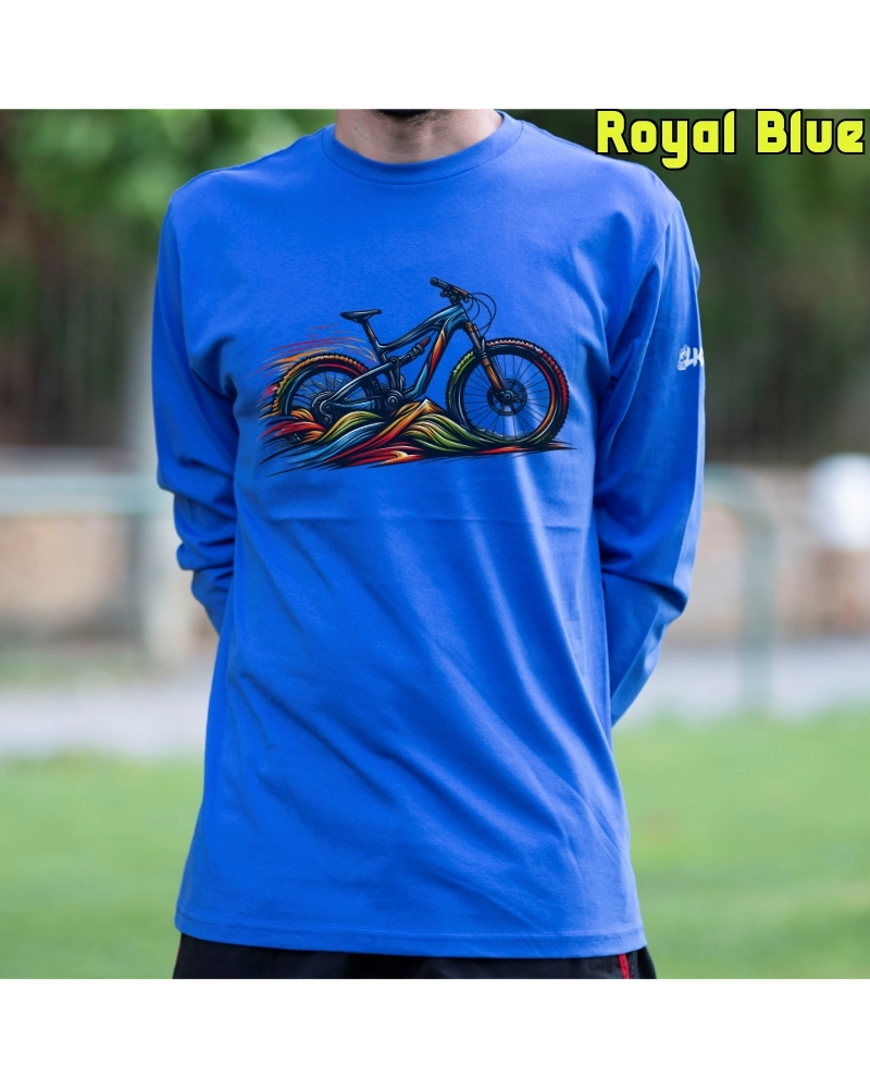 E Bike - Camiseta Hombre Manga Larga
