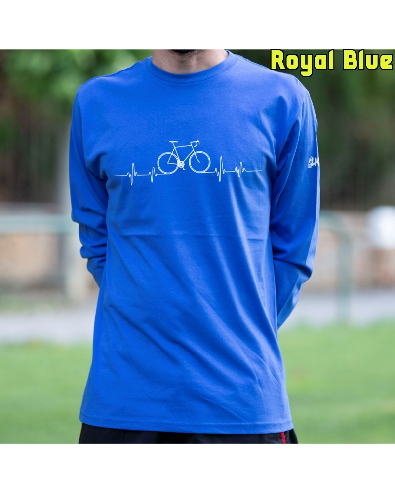 Camiseta Hombre Manga Larga - Bici Latido