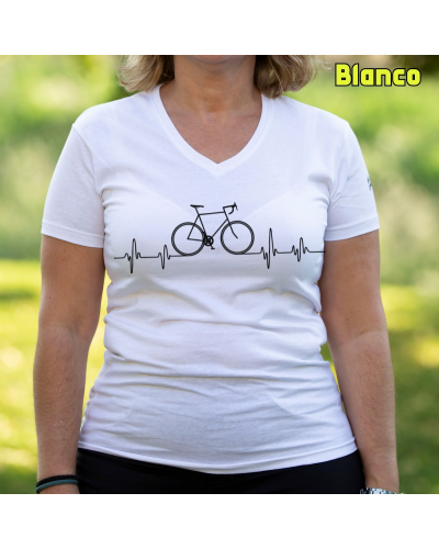 Camiseta Mujer manga corta - BICI LATIDO