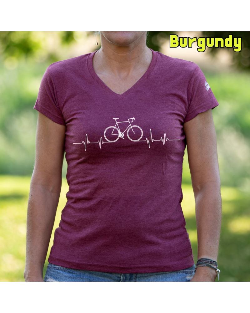 Camiseta Mujer Manga Corta - Bici Latido