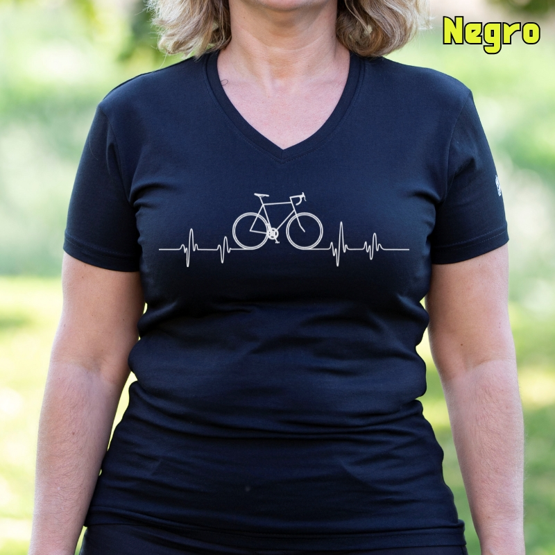 Bici Latido - Camiseta Mujer Manga Corta
