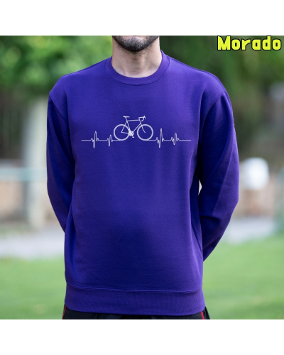 Sudadera Unisex BICI LATIDO - La Kamiseta K Buskas
