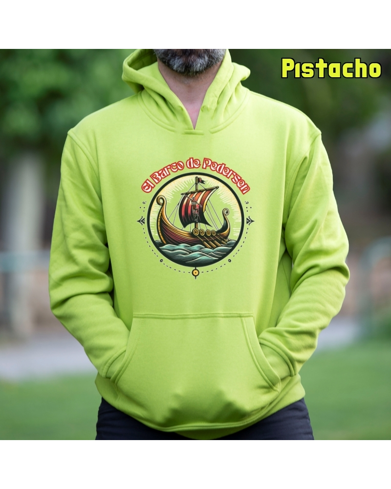 Sudadera hombre con capucha EL BARCO DE PEDERSEN – La Kamiseta K Buskas