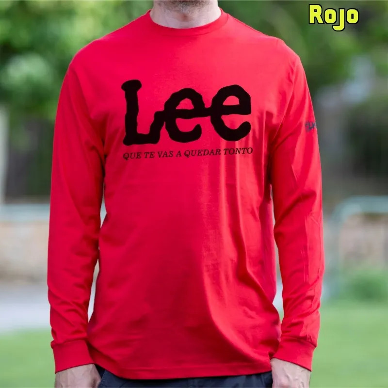 Lee - Camiseta Hombre Manga Larga