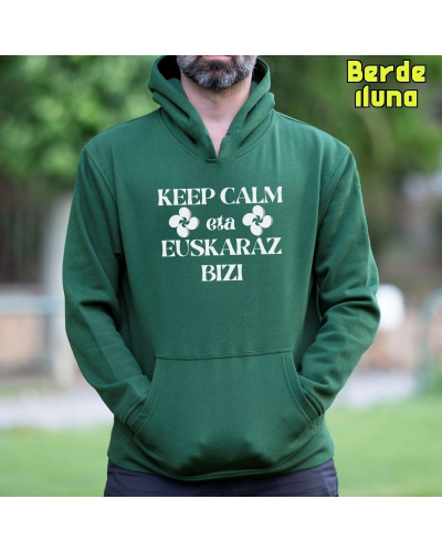 Keep Calm Euskaraz Bizi - Gizonezkoen Txanodun Jertsea