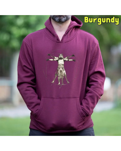 Sudadera hombre con capucha Trooper Da Vinci – La Kamiseta K Buskas