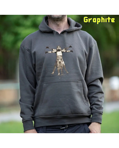 Sudadera hombre con capucha Trooper Da Vinci – La Kamiseta K Buskas
