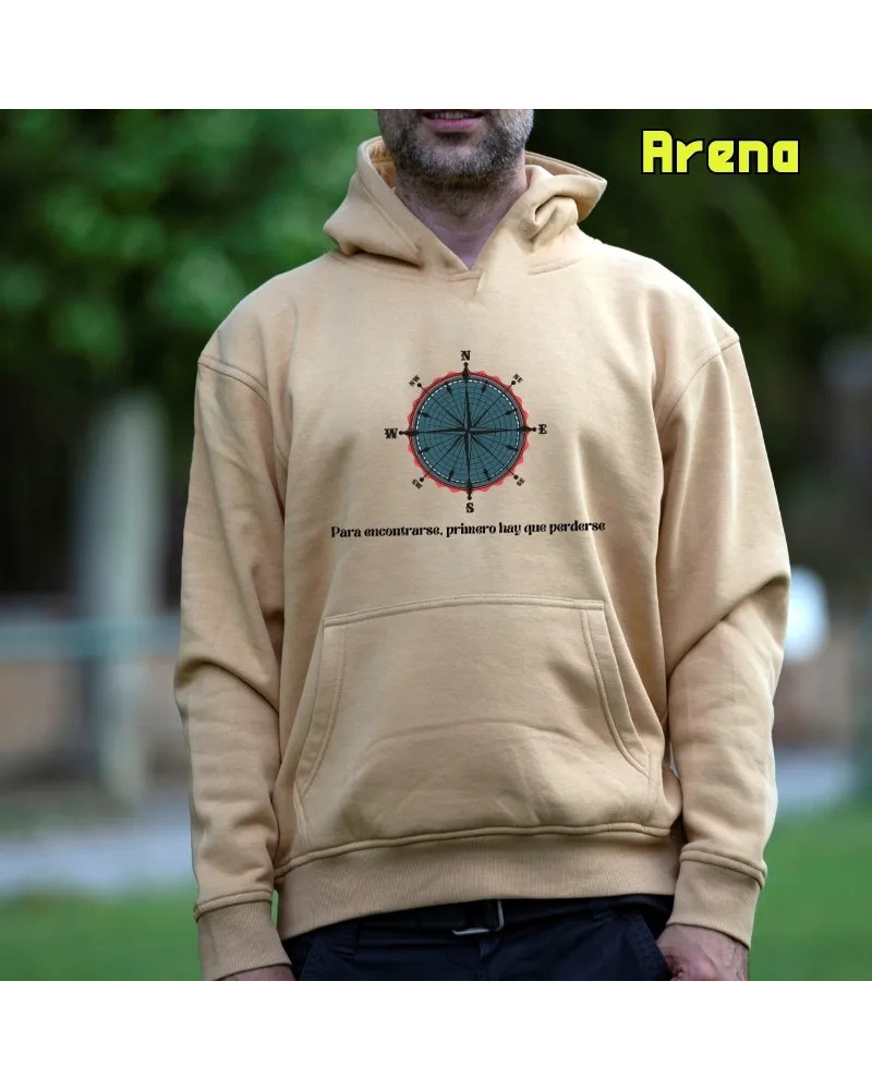 Norte Sur - Sudadera Hombre Con Capucha