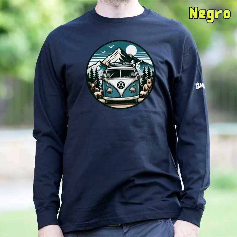 Nature Connection - Camiseta Hombre Manga Larga