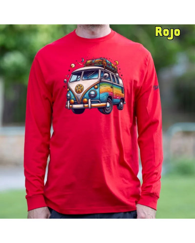 Love Van - Camiseta Hombre Manga Larga