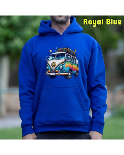 Sudadera hombre con capucha Love Van  La Kamiseta K Buskas