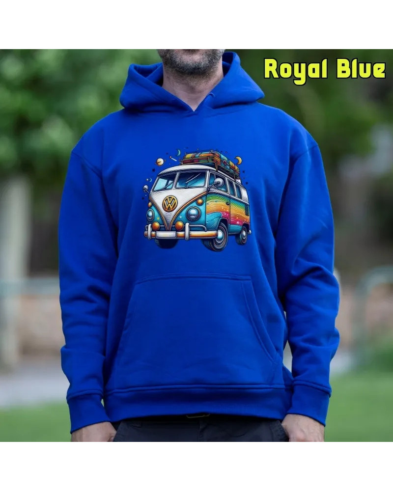 Sudadera hombre con capucha Love Van  La Kamiseta K Buskas