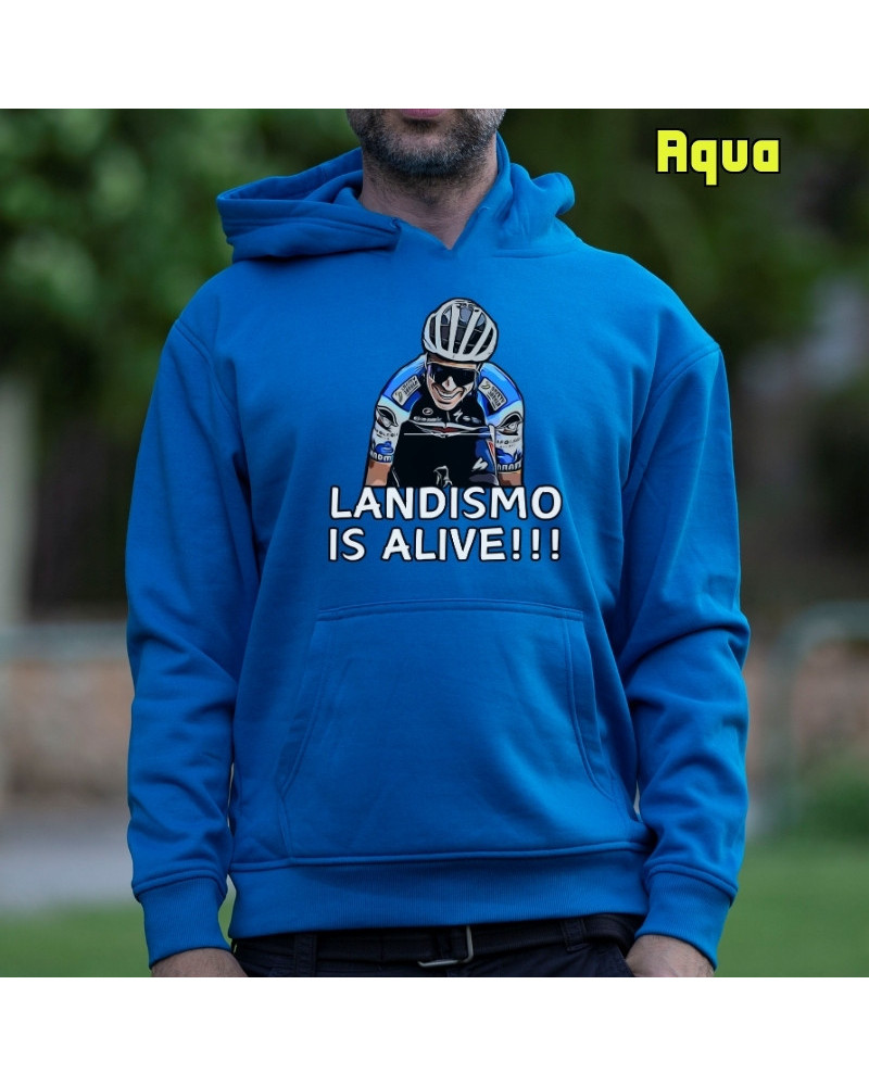 Sudadera hombre con capucha Landismo Is Alive – La Kamiseta K Buskas