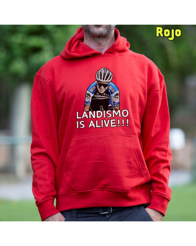 Sudadera hombre con capucha Landismo Is Alive – La Kamiseta K Buskas