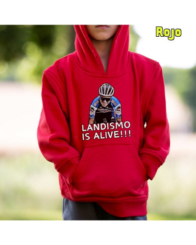 Sudadera niño con capucha Landismo Is Alive  La Kamiseta K Buskas