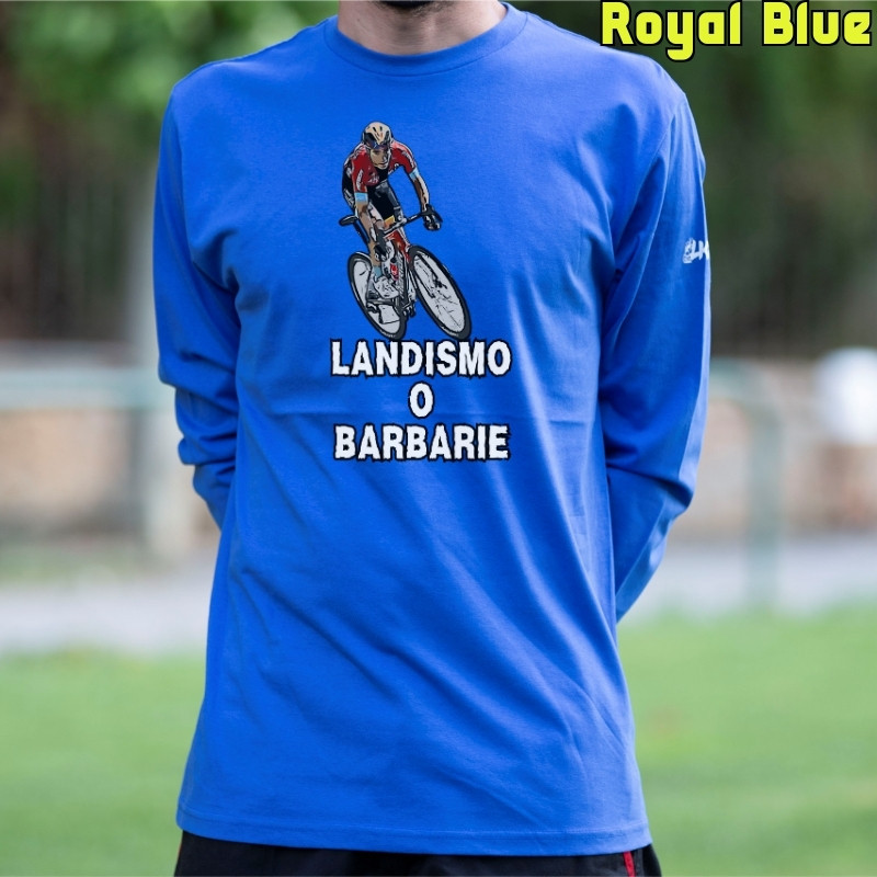 Landismo O Barbarie - Camiseta Hombre Manga Larga