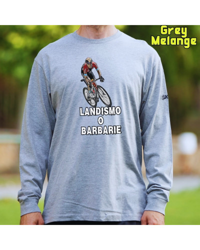 Landismo O Barbarie - Camiseta Hombre Manga Larga